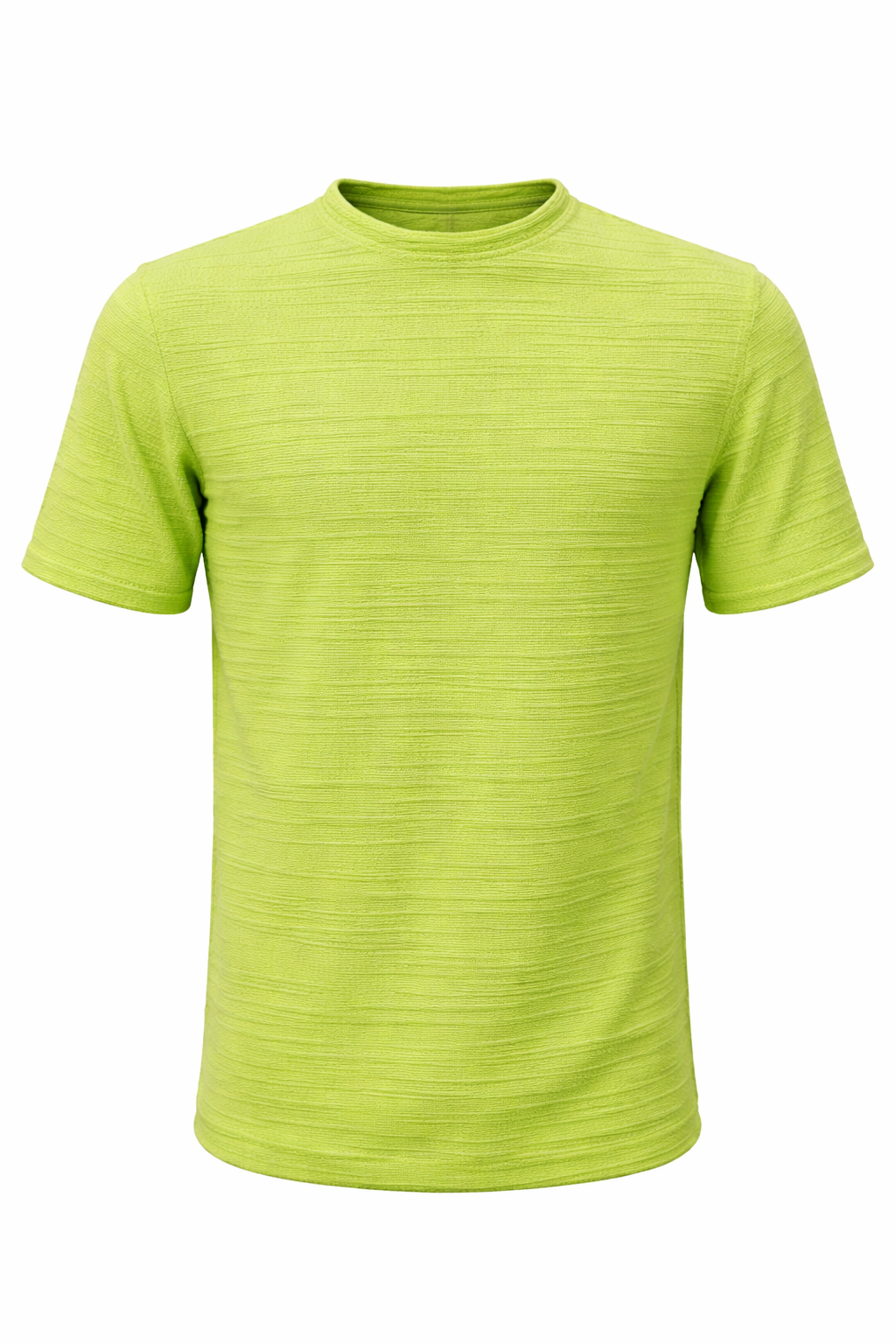 Camiseta Ajustada Jardim Verde-Limão